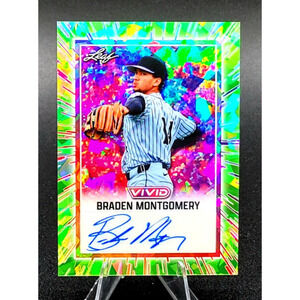 2025 Braden Montgomery 1/8 Bursting Talent Auto Chicago White Sox Top Prospect